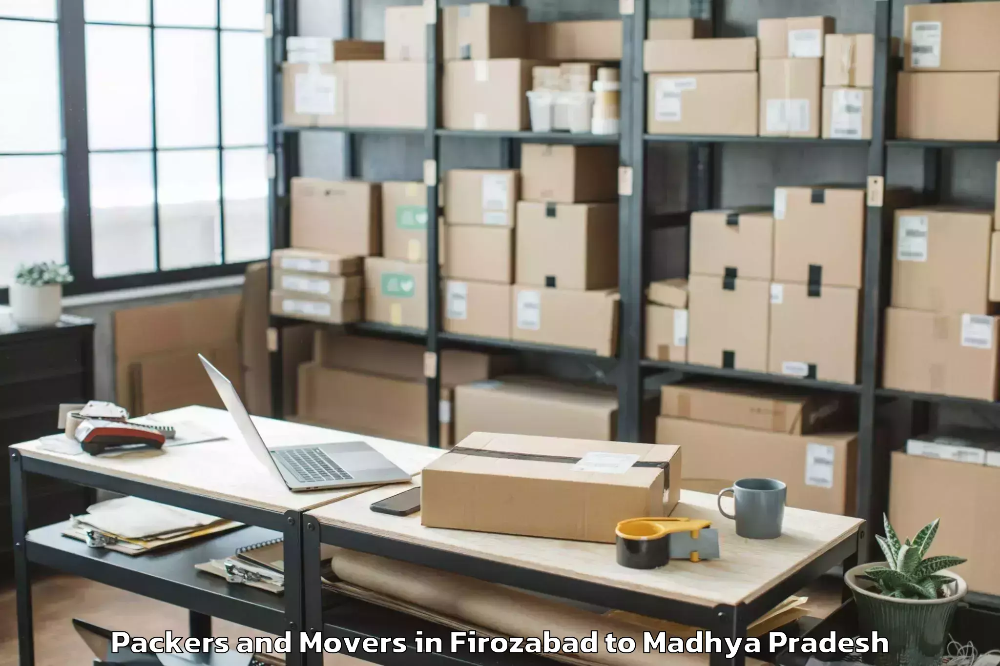 Quality Firozabad to Sailana Packers And Movers